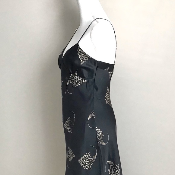 Rare Vintage Early 2000s Silk Embellished Dress ALT. ASO Gilmore Girls - Picture 9 of 15